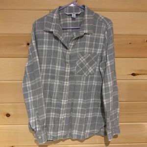 Plaid Button-up Shirt